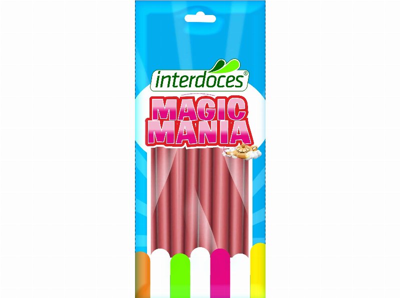 Gomas Interdoces Tubo Mágico Morango 100 g