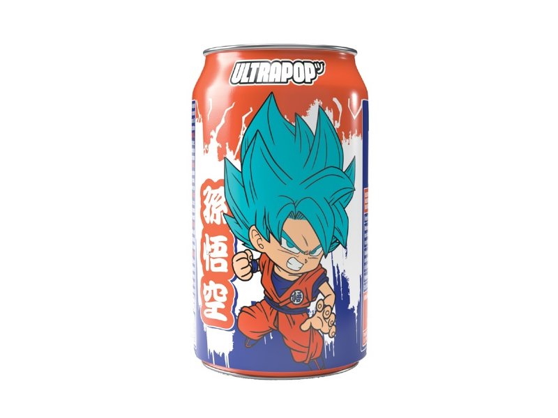 Bebida Com Gás Ultrapop Morango Banana Dragonball 330 ml