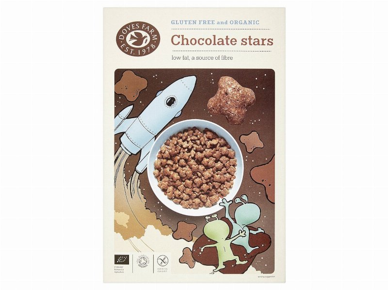 Cereais Bio Doves Farm Chocolate S/ Glúten 300 g