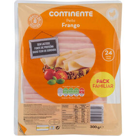 Fiambre De Peito De Frango Fatiado Continente 300 gr