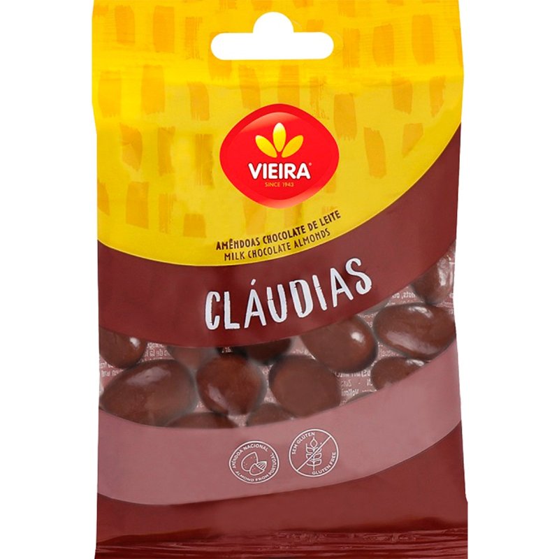 Amêndoas Cobertas De Chocolate Claudias 100 g