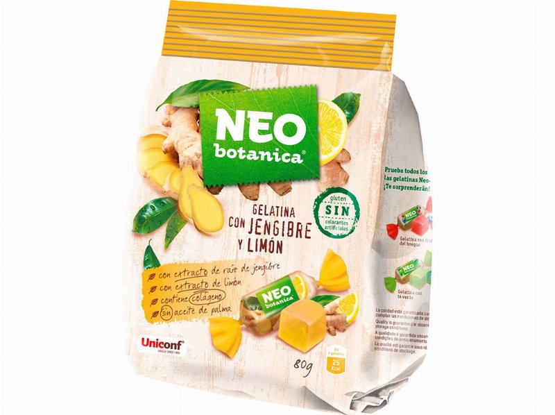 Gomas Neo Botanica Gengibre E Limão 80 gr