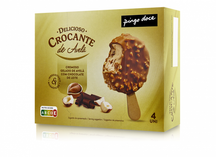 Gelado Crocante Avelã Pingo Doce 0.3L