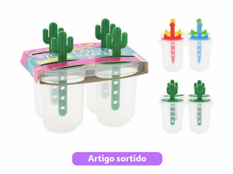 Moldes De Gelado 4 Unidades Modelos Sortidos
