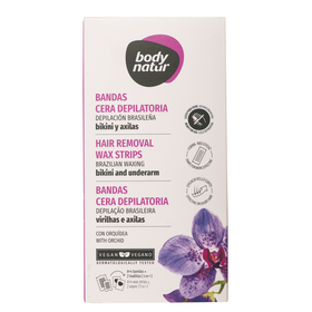 Bandas Depilatórias Cera Fria Bikini Body Natur 12 Un