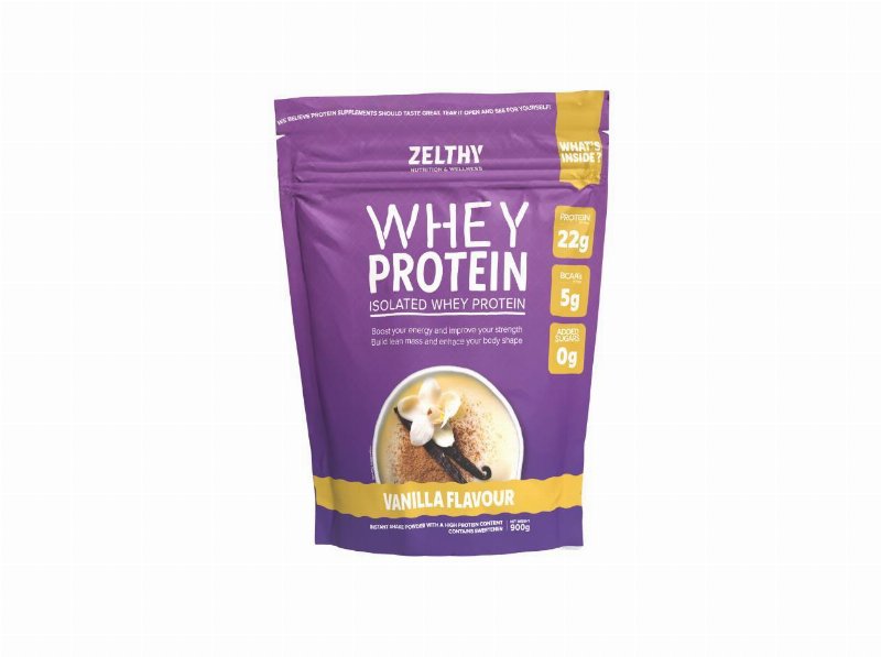Proteina Whey Isolada Zelthy Baunilha 900 g
