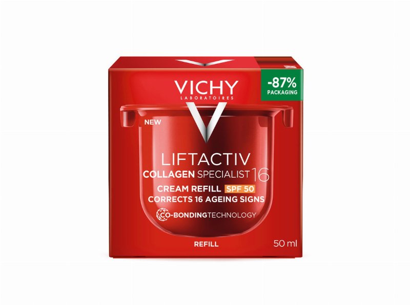 Recarga Creme Dia Vichy Liftactiv Collagen16 Spf50 50 ml