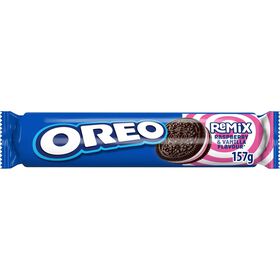 Bolachas Com Recheio De Framboesa E Baunilha Remix Oreo 157 gr