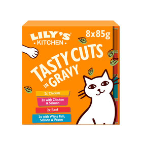 Comida Húmida Para Gato Adulto Tasty Cuts Lily's Kitchen 8 X 85 g