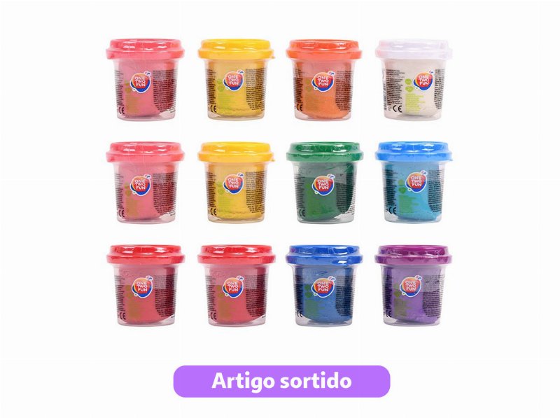 Pote De Pasta De Moldar One Two Fun 112 g Cores Sortidas