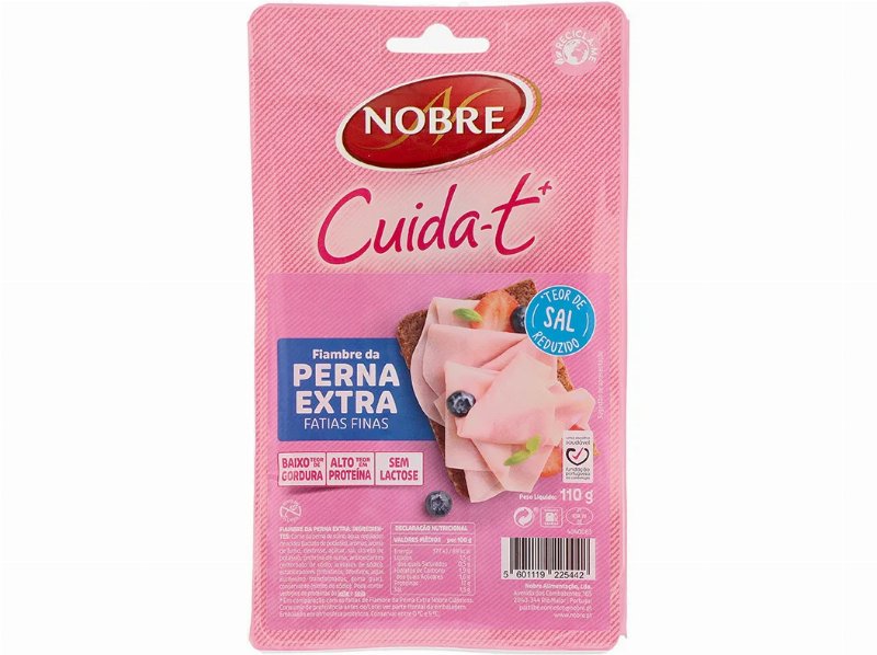 Fiambre Perna Extra Nobre Fatiado Cuida-Te 110 g
