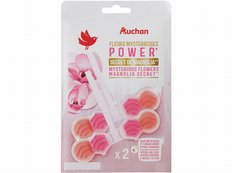 Bloco Wc Power Auchan Flores Misteriosas Magnólia 2Un