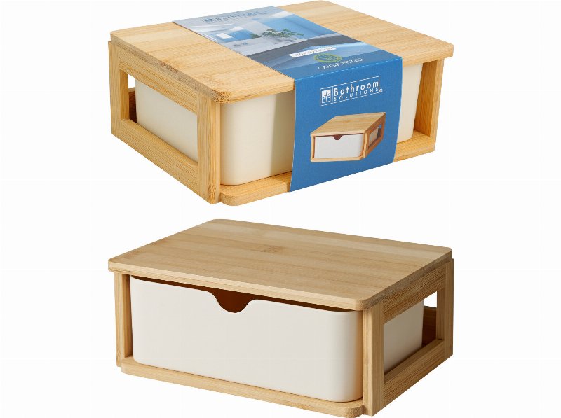 Gaveta Organizador Bambu 19X15X8 Cm
