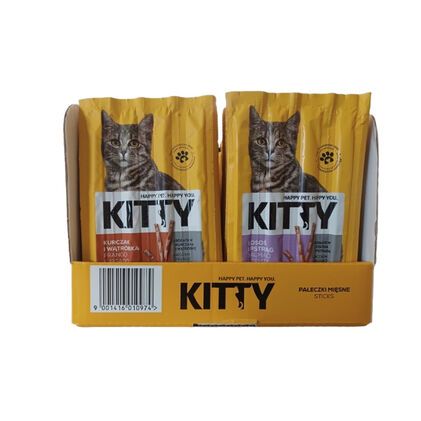 Sticks Para Gato Kitty 8X5 g - Cx Mista Kitty 2.4Kg