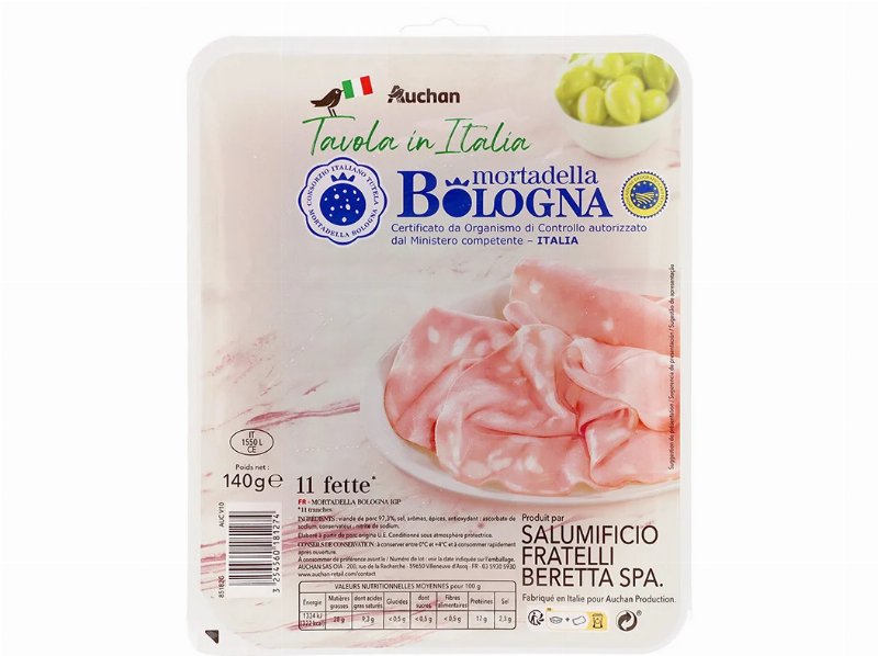 Mortadela De Bolonha Igp Auchan 140 g