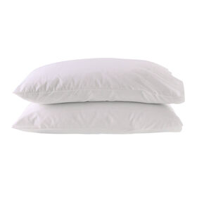 Conjunto 2 Fronhas Percal 50X70Cm Brancas Kasa