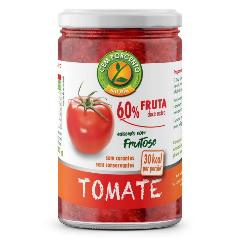 Compota De Tomate Com Frutose Cem Porcento 280 g