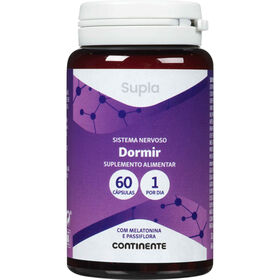 Suplemento Alimentar Dormir Com Melatonina E Passiflora Continente 60 Un