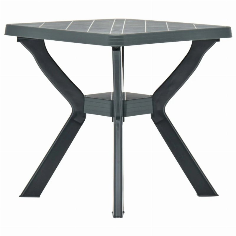 Hkh Mesa De Bistrô 70X70X72 Cm Plástico - Verde