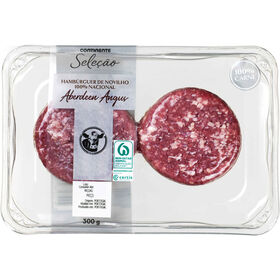 Hambúrguer 100% Carne De Novilho Angus Continente Seleção