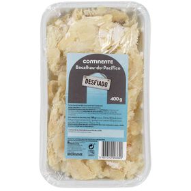 Bacalhau Pacífico Desfiado Seco Continente 400 gr