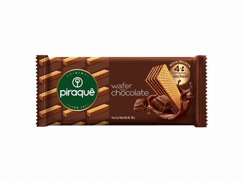 Bolachas Waffer Piraquê Chocolate 100 g