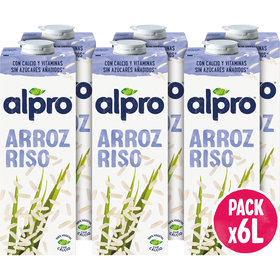 Bebida Vegetal De Arroz Alpro 6 X 1Lt