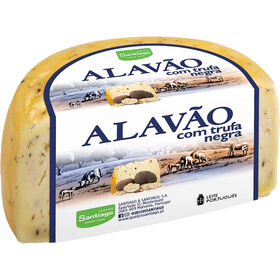 Queijo De Vaca Curado Com Trufa Negra Alavão 450 gr
