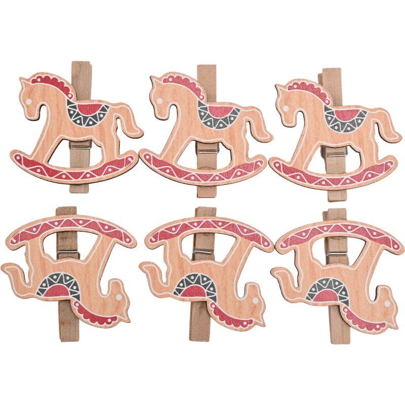 Conjunto 6 Molas Cavalinhos Kasa