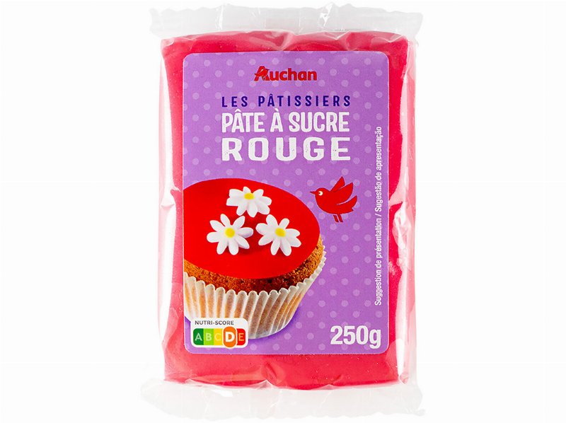Pasta De Açúcar Auchan Vermelha 250 g