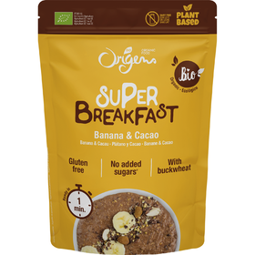 Super Pequeno Almoço Banana E Cacau Sem Glúten Origens Bio 300 gr