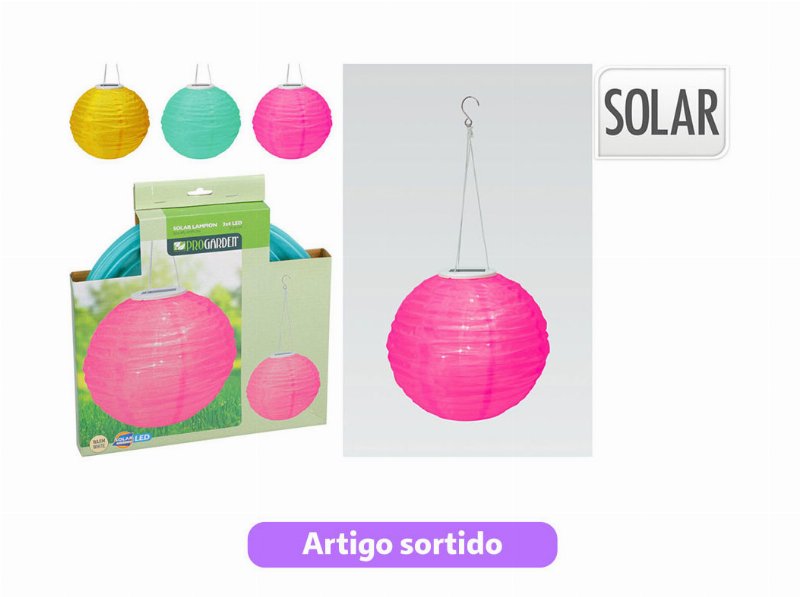 Bola Luz Progarden Ø28Cm Cores Sortidas