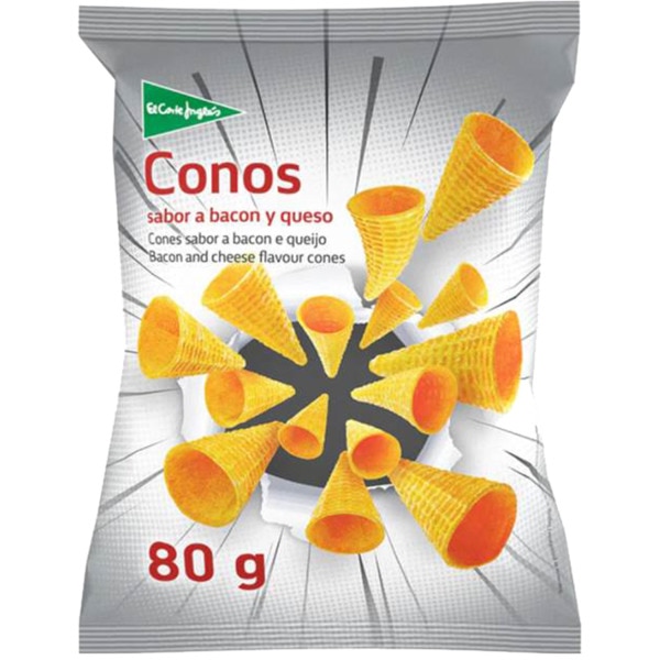 Cones Sabor A Bacon E Queijo
