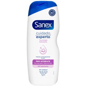 Gel De Banho Cuidado Experto Pro Hydrate Sanex 600 ml