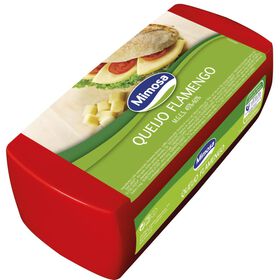 Queijo Flamengo Fatiado No Balcão Mimosa