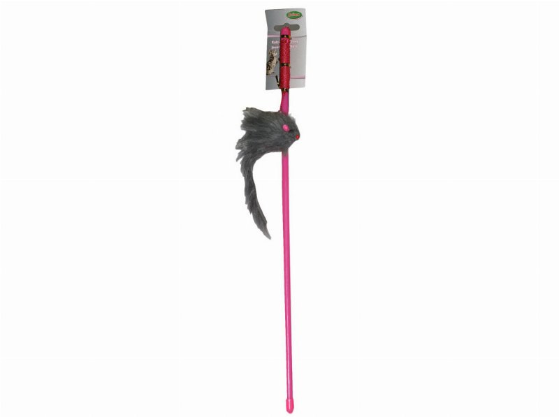 Brinquedo P/Gato Cana De Pesca 50 Cm