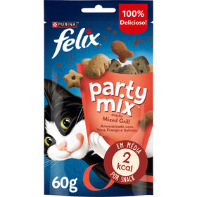 Snack Para Gato Adulto Party Mix Mixed Grill Purina Felix 60 g