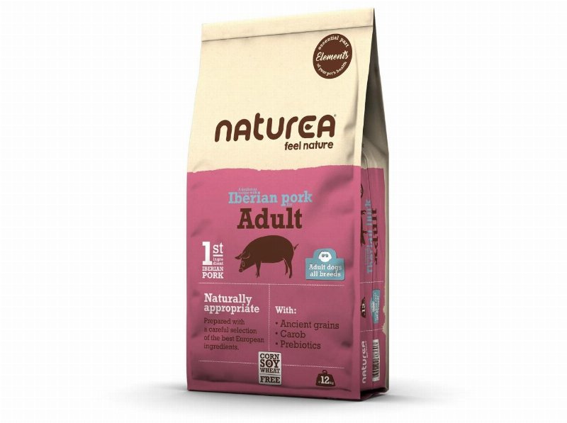 Ração Cão Naturea Elements Adulto Iberian Pork 12 kg