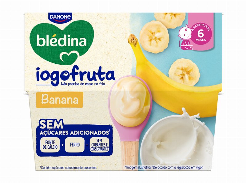 Sobremesa Lãctea Bledina Banana 4X95 g