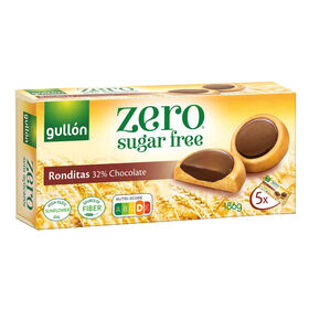 Bolachas Com Chocolate Ronditas Diet Nature Gullón 186 gr (5 Un)