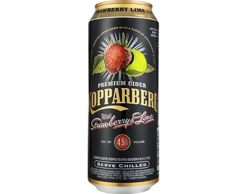 Sidra Kopparberg Morango E Lima 0.50 l