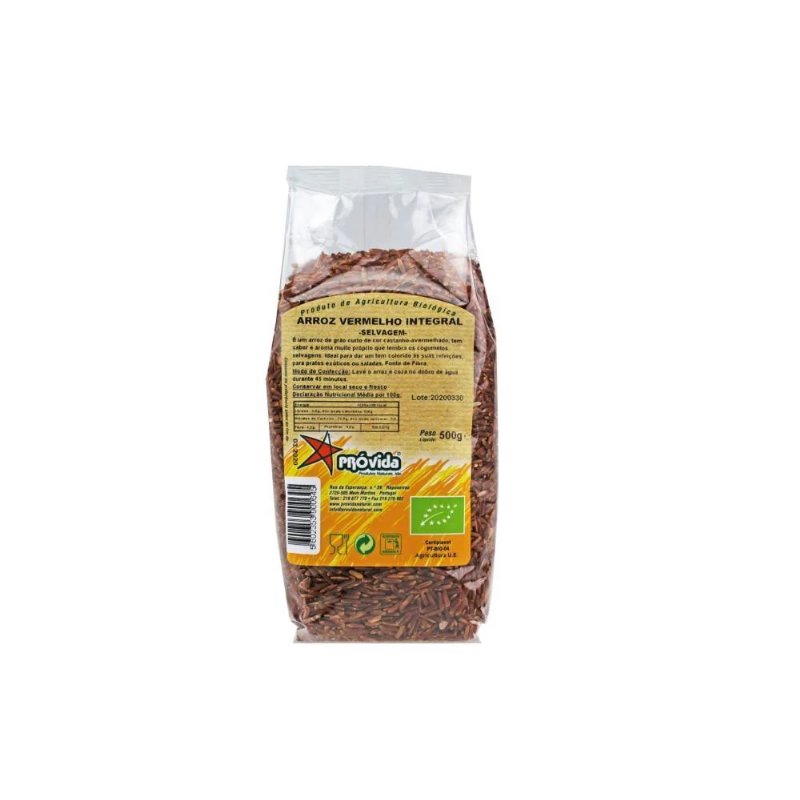 Arroz Vermelho Integral Selvagem Bio Próvida 500 g