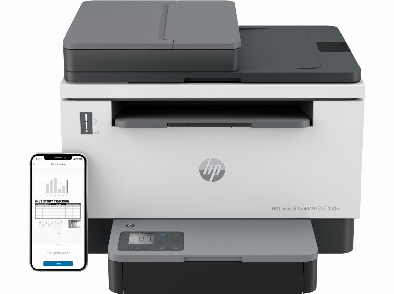 Impressora Multifunções Hp Tank Mfp2604Sdw Laserjet