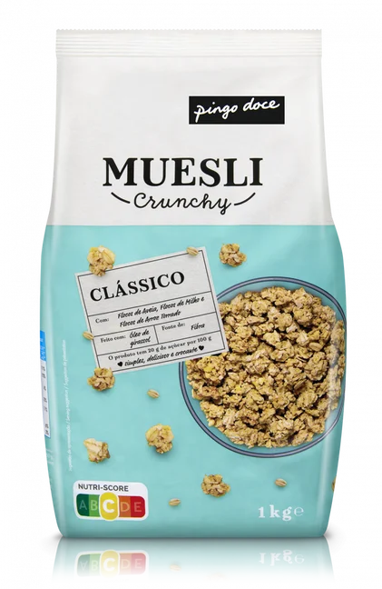Muesli Crunchy Clássico Pingo Doce 1Kg