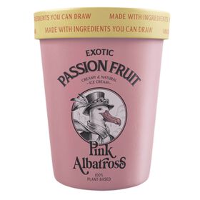 Gelado Exotic Maracujá Vegan Sem Glúten Pink Albatross 480 ml