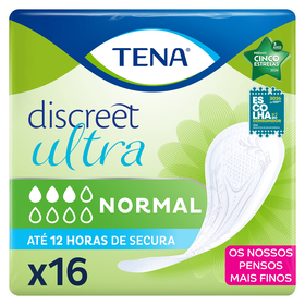 Pensos Incontinência Discreet Normal Ultra Tena 16 Un