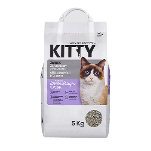 Areia Absorvente Alfazema 5 kg Kitty