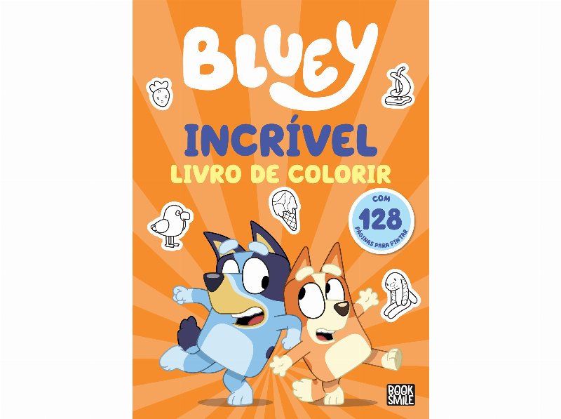 Livro Bluey: Incrível Livro De Colorir
