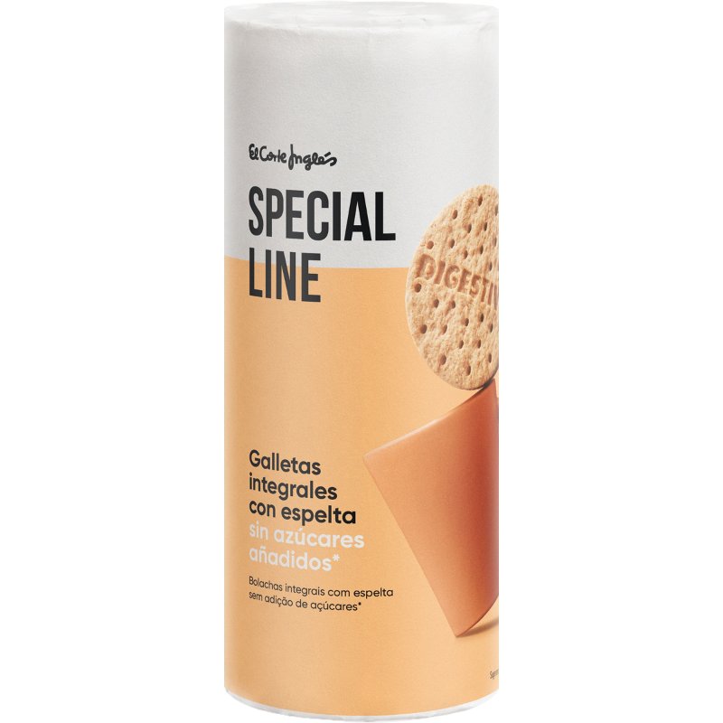 Bolachas Integrais Com Espelta Sem Adição De Açúcares 210 g