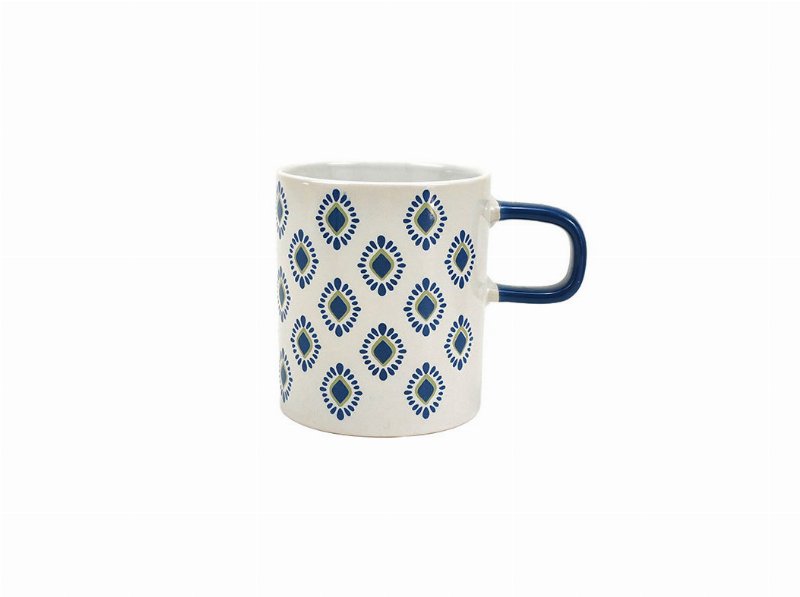 Caneca Grés Actuel Azul 12X8.2X9.8Cm 35 cl